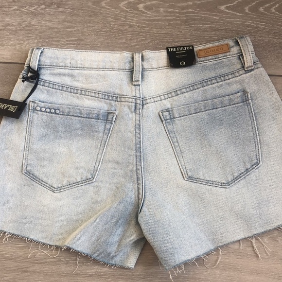 BLANK NYC NWT The Fulton roll up jean shorts 27 - Picture 6 of 9